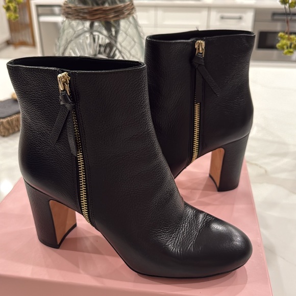 Kate Spade  knott zip boot black grain calf - Picture 3 of 8